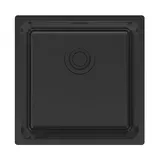 Кухонная мойка Paulmark Yuni 44 UNI (440*440) Матовый черный NANO PVD