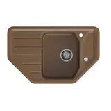 Кухонная мойка Granfest Corner 800E (790*490) Терракот