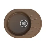 Кухонная мойка Granfest Rondo 580L (579*445) Терракот