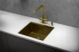 Кухонная мойка Granula KS-5045U (500*445) Золото Сатин