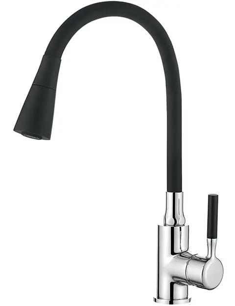 Смеситель Ledeme L4199-2 (Черный/Хром)