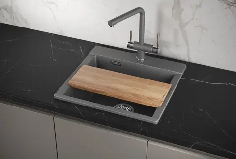 Кухонная мойка Granula ES-5201 (520*500) Графит
