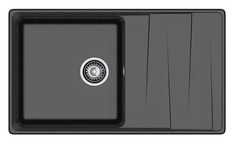 Кухонная мойка Granfest Level 860L (860*500) Черный